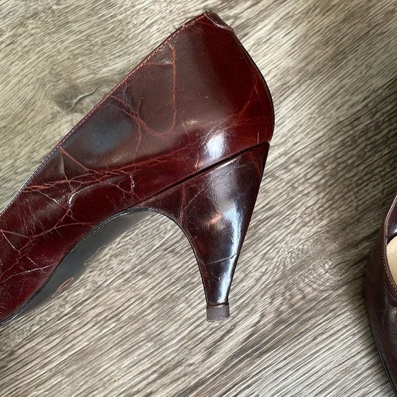 Vintage leather jazz brand heels - Picture 3 of 7